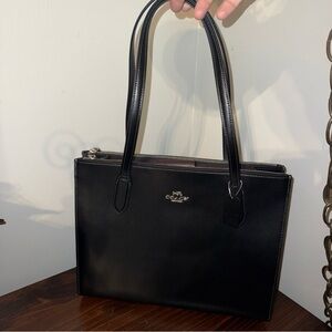 Coach  NINA CARRYALL  New Black Leather